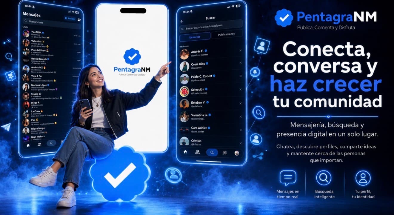 La primera red social cristiana “PentagraNM” que ya supera los 24 mil usuarios.